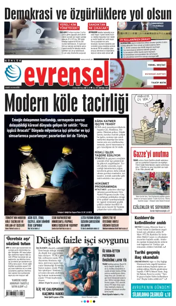 Evrensel Gazetesi - 31 Mar 2024