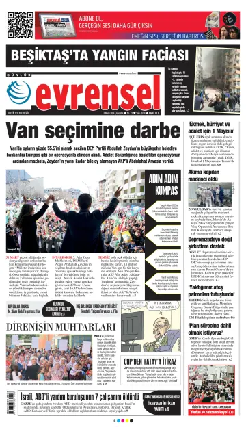 Evrensel Gazetesi - 03 abril 2024
