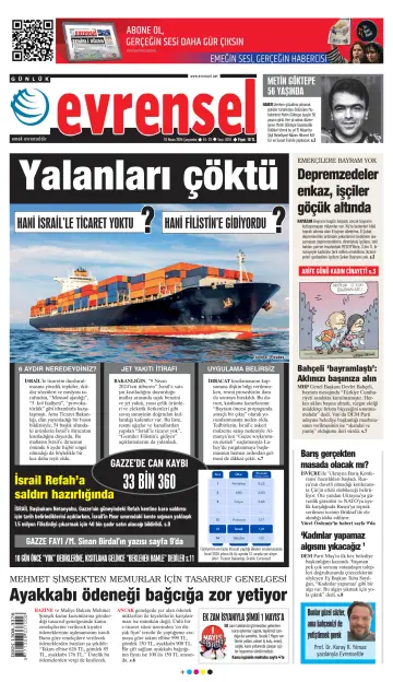 Evrensel Gazetesi - 10 四月 2024