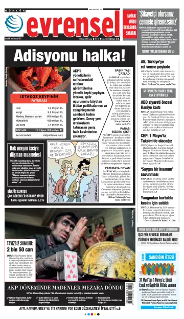 Evrensel Gazetesi - 19 四月 2024