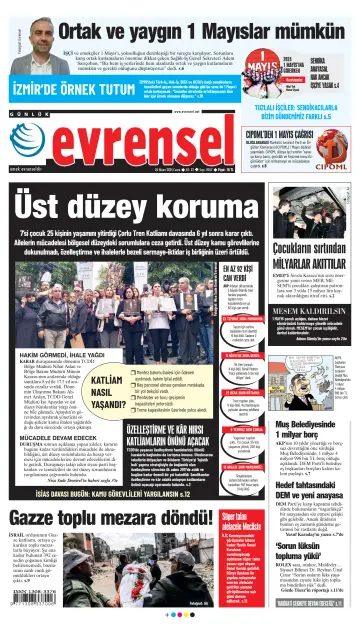 Evrensel Gazetesi - 26 апр. 2024
