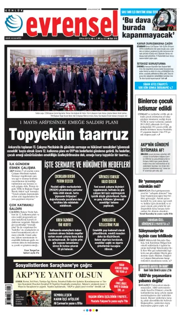 Evrensel Gazetesi - 30 avr. 2024