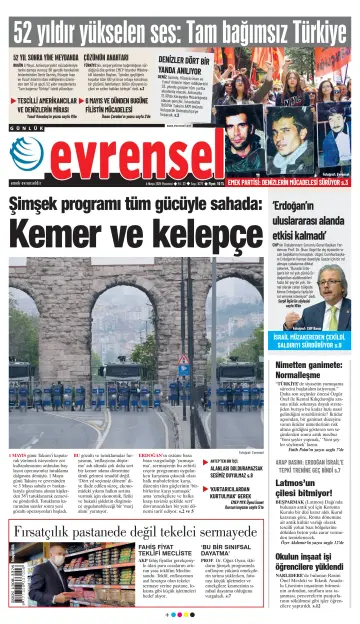 Evrensel Gazetesi - 6 May 2024