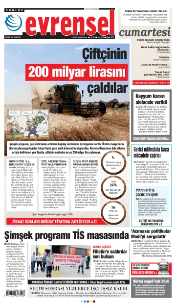 Evrensel Gazetesi - 08 июн. 2024