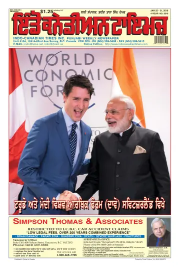 Indo-Canadian Times - 25 Jan 2018