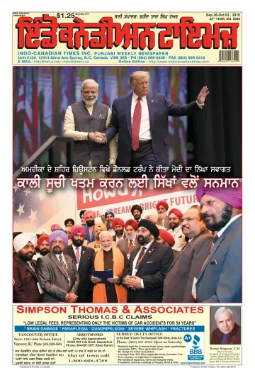 Indo-Canadian Times - 26 Sep 2019
