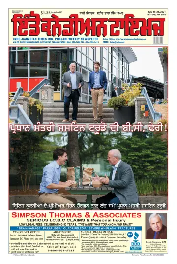 Indo-Canadian Times - 15 Jul 2021