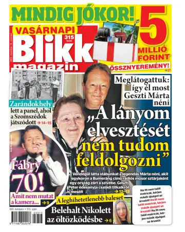 Vasárnapi Blikk - 19 十一月 2023