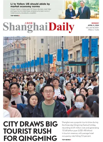 Shanghai Daily - 8 Apr 2024