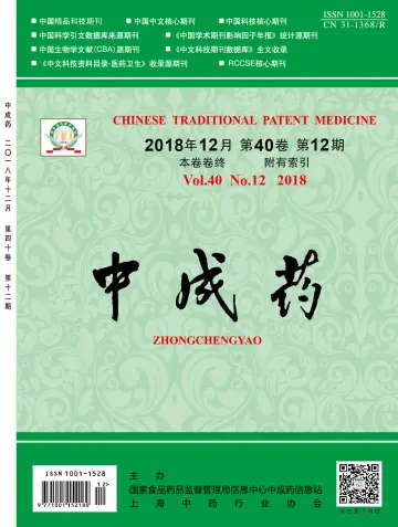 Chinese Traditional Patent Medicine - 20 Dec 2018