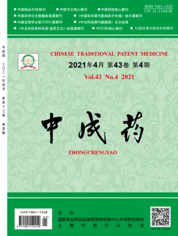 Chinese Traditional Patent Medicine - 20 Apr 2021