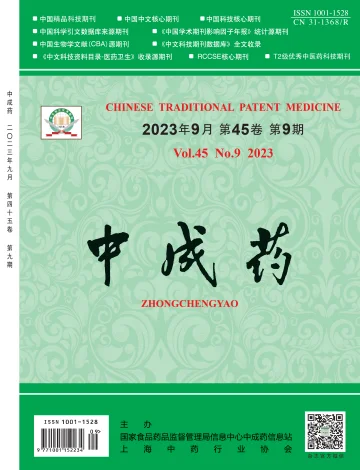 Chinese Traditional Patent Medicine - 20 Sep 2023