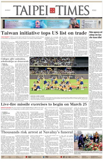Taipei Times - 3 Mar 2024