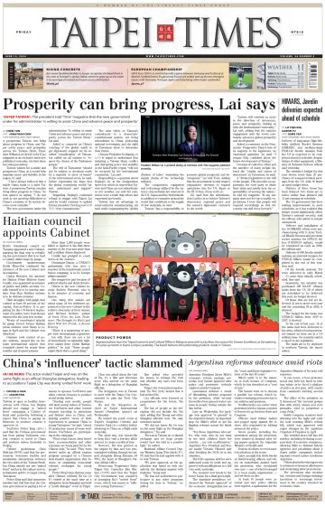 Taipei Times - 14 Meith 2024