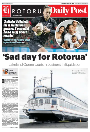 Rotorua Daily Post - 21 Mar 2024
