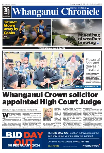 Whanganui Chronicle - 29 Jan 2024