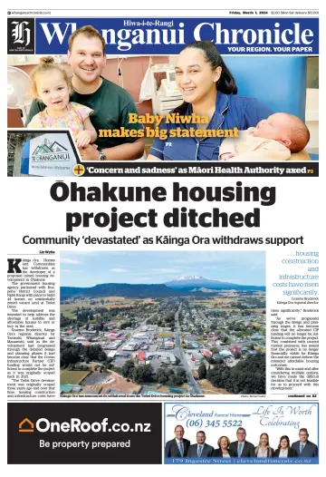 Whanganui Chronicle - 1 Mar 2024