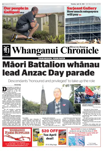 Whanganui Chronicle - 25 Ebri 2024
