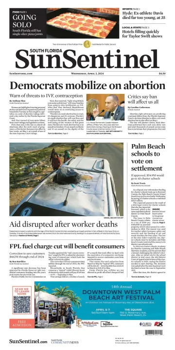 Sun Sentinel Palm Beach Edition - 03 四月 2024