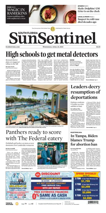 Sun Sentinel Palm Beach Edition - 24 四月 2024