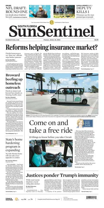 Sun Sentinel Palm Beach Edition - 26 四月 2024