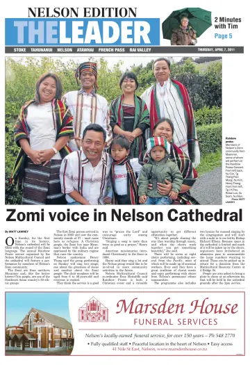 The Leader Nelson edition - 7 Apr 2011