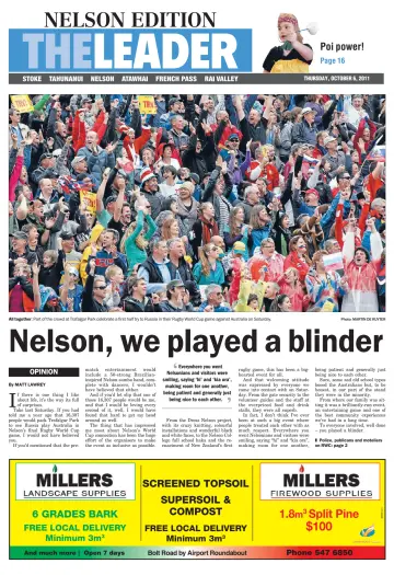 The Leader Nelson edition - 06 oct. 2011