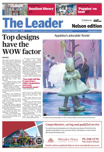 The Leader Nelson edition - 01 oct. 2015