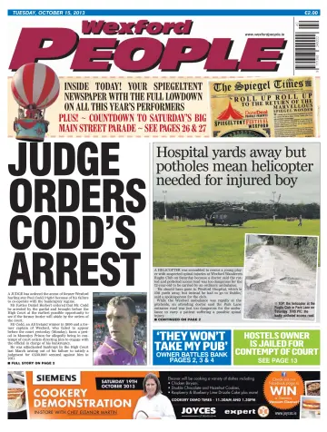 Wexford People - 15 Oct 2013