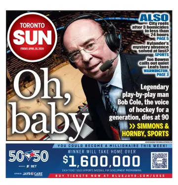 Toronto Sun - 26 Apr 2024