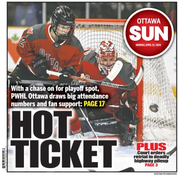 Ottawa Sun - 22 四月 2024