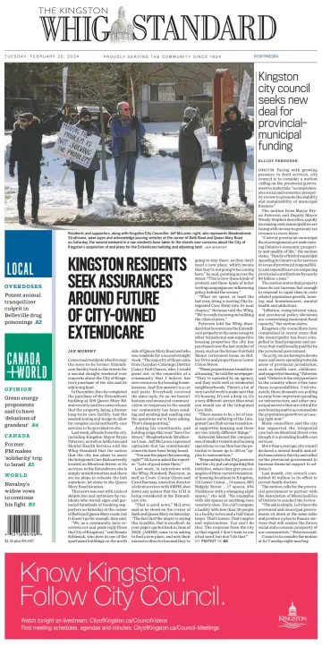 Kingston Whig-Standard - 20 Feb 2024