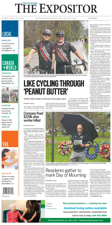 The Expositor (Brantford) - 30 abril 2024