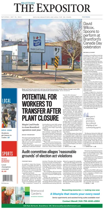 The Expositor (Brantford) - 25 May 2024