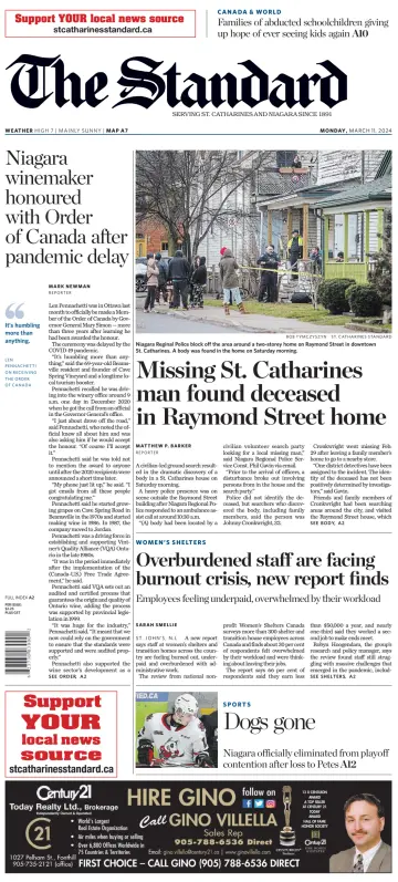The Standard (St. Catharines) - 11 Mar 2024