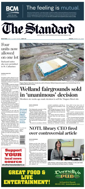 The Standard (St. Catharines) - 22 Mar 2024