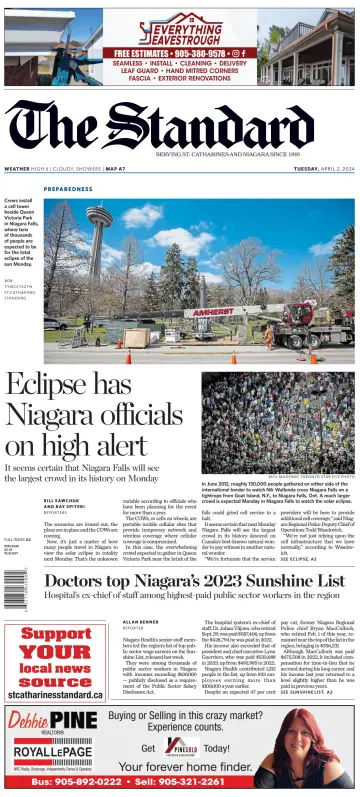 The Standard (St. Catharines) - 2 Apr 2024
