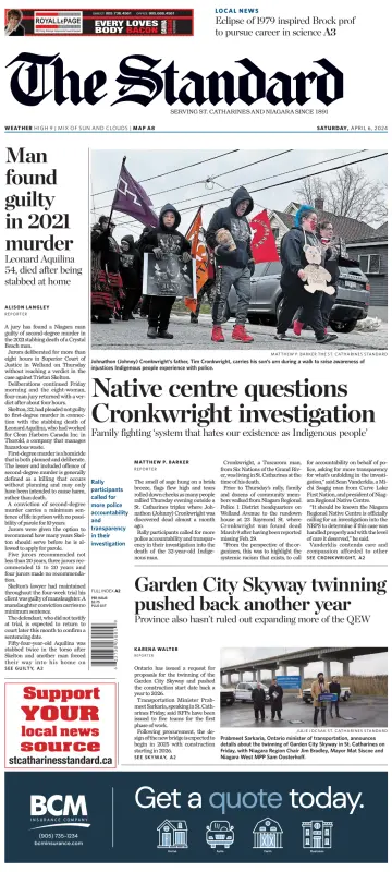 The Standard (St. Catharines) - 06 Apr. 2024