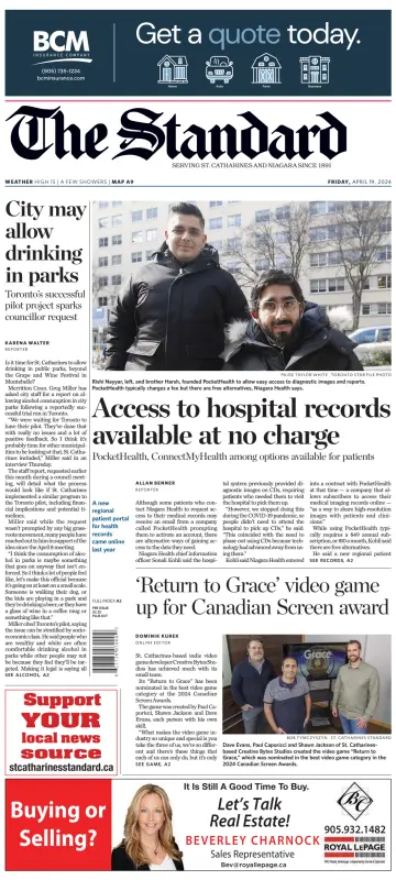 The Standard (St. Catharines) - 19 4月 2024