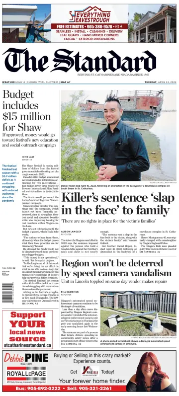 The Standard (St. Catharines) - 23 Apr. 2024
