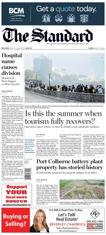 The Standard (St. Catharines) - 17 五月 2024