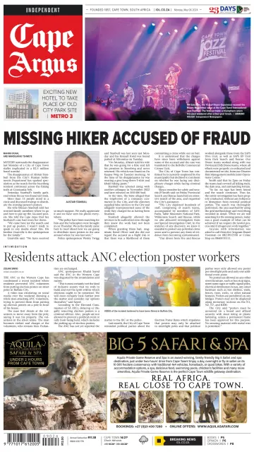 Cape Argus - 6 May 2024