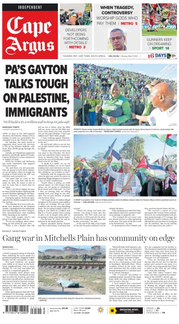 Cape Argus - 13 May 2024