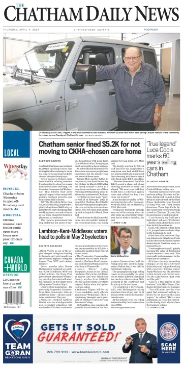 The Chatham Daily News - 4 Apr 2024