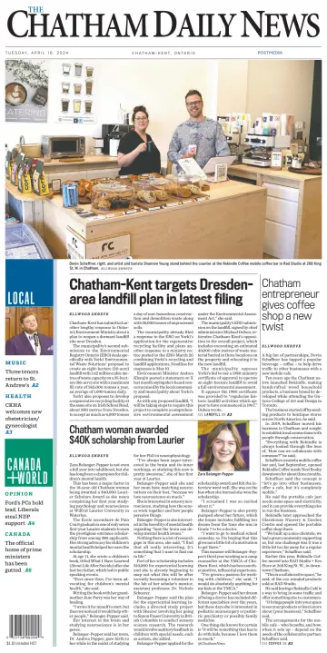 The Chatham Daily News - 16 Nis 2024