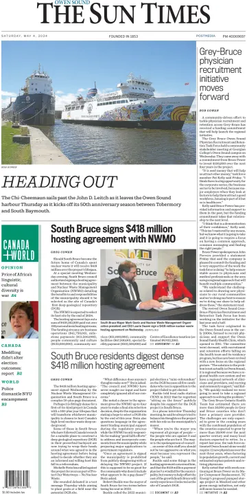 The Sun Times (Owen Sound) - 4 May 2024