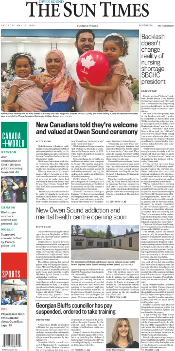 The Sun Times (Owen Sound) - 18 May 2024