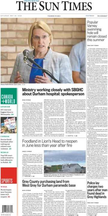 The Sun Times (Owen Sound) - 25 May 2024