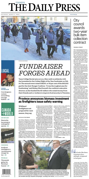 The Daily Press (Timmins) - 02 Mar 2024