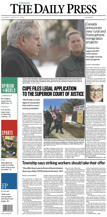 The Daily Press (Timmins) - 14 Mar 2024